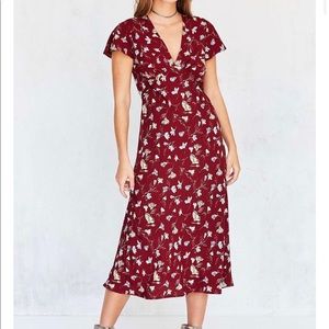 Urban outfitters midi floral dress